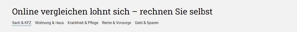 Ansicht im Frontend